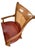 Cane and Leather Baker Furniture Dining Chairs - Set if 4 For Sale - Image 9 of 9