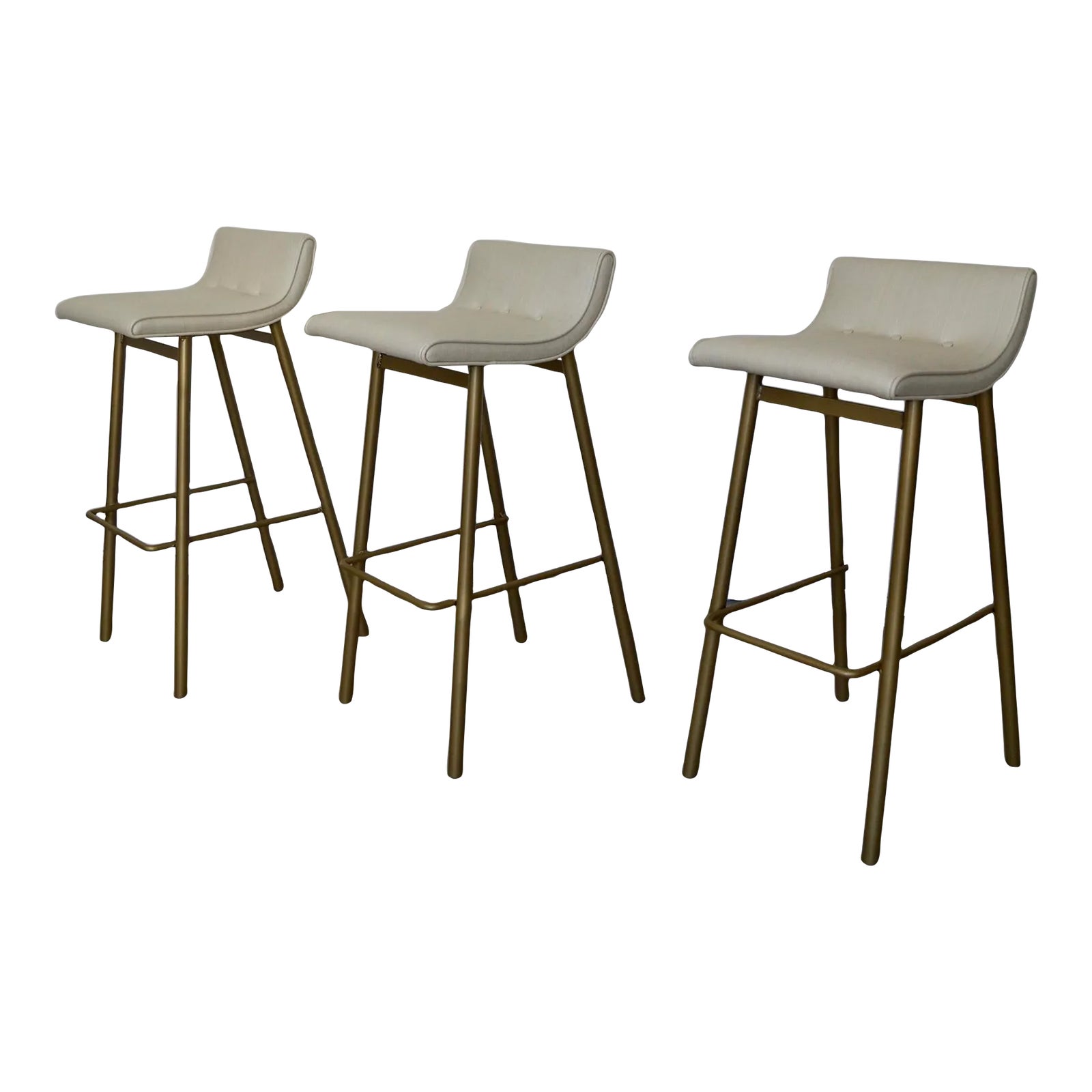1950's MidCentury Modern Vista of California Bar Stools Set of 3