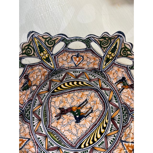 Coimbra Ceramic - Hand Painted Portuguese Fruit Basket 4 For Sale In New York - Image 6 of 12