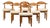 Vintage Brutalist Dining Chairs in Oak and Sheepskin by Henning Kjærnulf, Denmark, 1960s, Set of 6 For Sale
