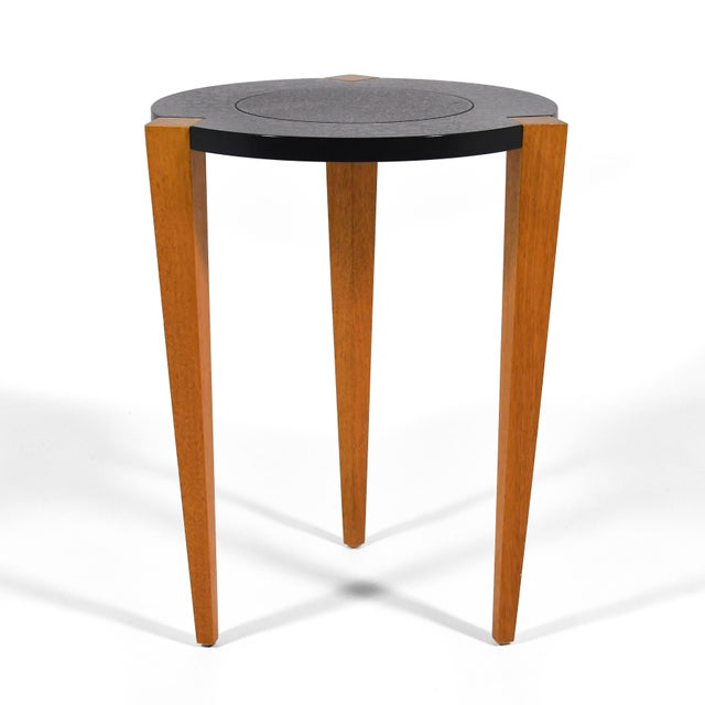 Wood 1980s Lee Weitzman Side Table For Sale - Image 7 of 12