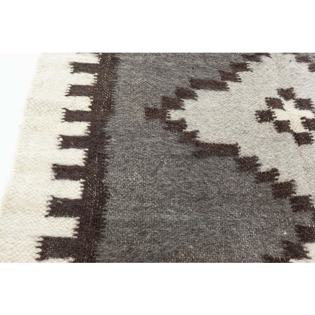 Animal Skin European Folk Stamverband Goat Hair Rug by Doris Leslie Blau For Sale - Image 7 of 9