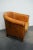 Vintage Dutch Cognac Colored Leather Club Chair For Sale - Image 6 of 14