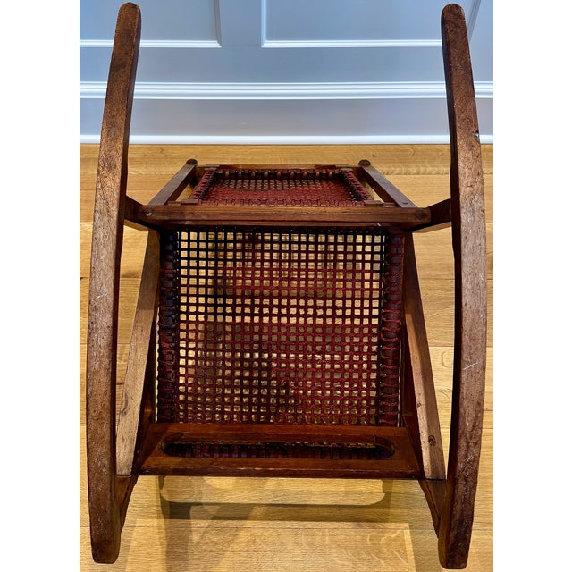 George Hunzinger Aesthetic Movement Walnut Rocking Chair, Circa 1876 For Sale - Image 9 of 11