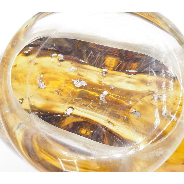 Unica M 167 Vase in Glass by A.D. Copier for Royal Leerdam Crystal, 1930s For Sale - Image 11 of 12