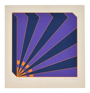 Brian Rice, Pop Art Screen Print, Geometric Radio, 1969
