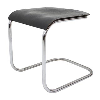 Bauhaus Chrome Stool by Mart Stam for Slezak, 1930s For Sale