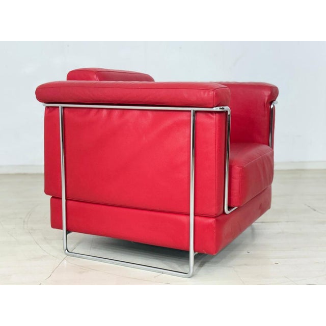 Red Carat Club Chair in Red Leather from Züco For Sale - Image 8 of 13