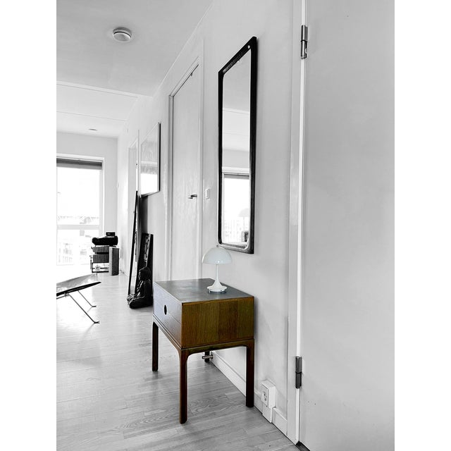 Oak Chest of Drawers with Wall Mirror by Aksel Kjersgaard for Odder Møbelfabrik, Denmark, 1960s, Set of 2 For Sale - Image 14 of 18