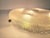 Vintage Textured Glass and Brass Flush Mount from Hillebrand Leuchten, Germany, 1970s For Sale - Image 9 of 18