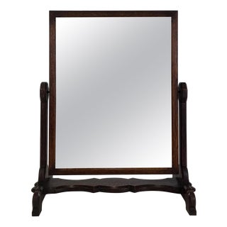 20th Century Arts and Crafts Oak Dressing Mirror, 1890s For Sale