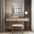 Stucco Vanity Mirror - Gray For Sale - Image 11 of 11