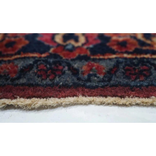 Textile Antique Sarouk Rug 4'1'' x 6'5'' For Sale - Image 7 of 12