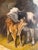 19th Century English or Continental Painting of Cow and Calf in Highlands For Sale - Image 11 of 17