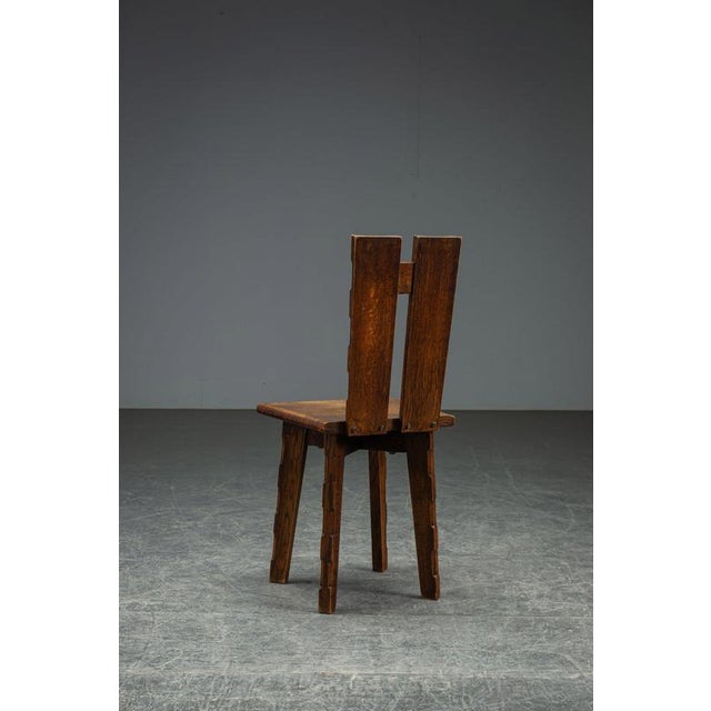 French Sculptural Chairs, 1950s, Set of 8 For Sale - Image 12 of 17