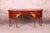 A rare and exceptional Sheraton bow-fronted mahogany sideboard from the exclusive Stately Homes Collection by Baker...