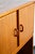 Brown Mid Century Danish Modern Bookshelf Cabinet Teak Shelves Doors MCM Shelf 2 Pc For Sale - Image 8 of 12