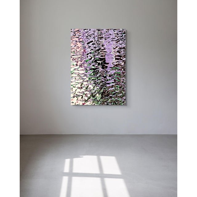 Exclusively available in the U.S. through ART AT HOME, Echo Violet by Johann Besse is offered as a framed and ready-to-...