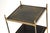 1960s Vintage Brass and Leather Side Table, 1960s For Sale - Image 5 of 9