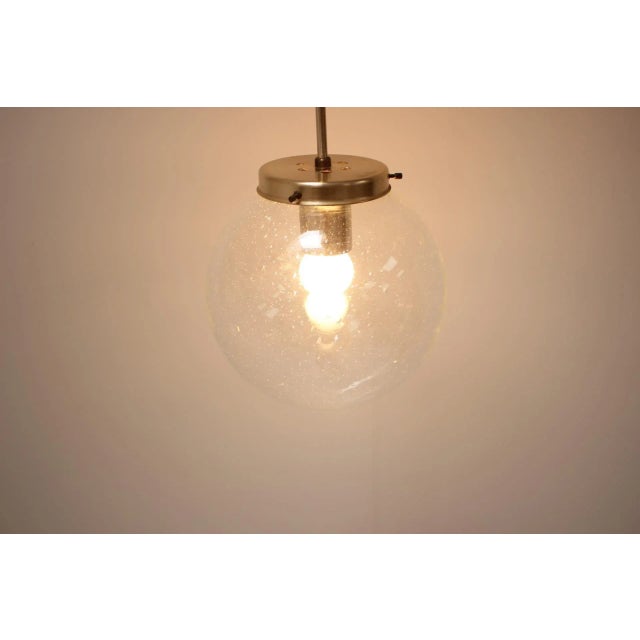 Mid-Century Glass Pendant from Kamenicky Senov, 1970s For Sale - Image 6 of 7