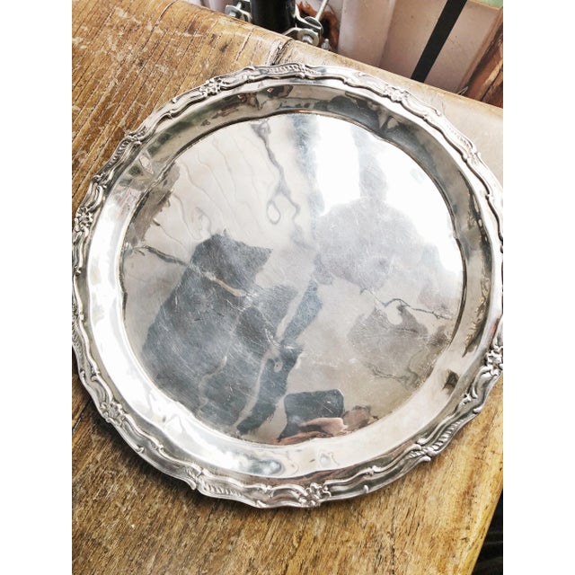 A beautiful antique Victorian era silver plated serving tray from The Waldorf-Astoria hotel! The original hotel opened in...