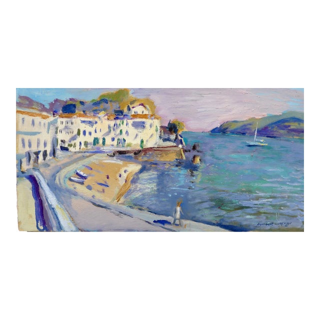 Port De Pecheurs, Cadaques Spain - Original Painting For Sale