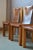 Solid Elm & Leather Chairs by Roland Haeusler, Set of 4 For Sale - Image 6 of 18