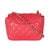Chanel Dark Pink Quilted Lambskin Mini Square Flap Bag For Sale - Image 4 of 8