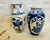 Ceramic Mixed Lot of Mini Blue & White Vases For Sale - Image 7 of 9