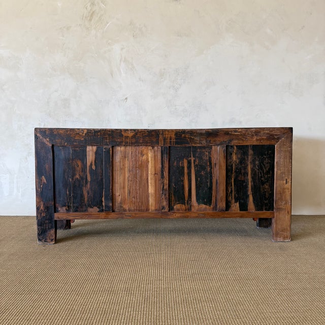 Vintage Fir 6 Drawer Double Door Cabinet c.1920 For Sale - Image 9 of 14