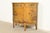 Chinoiserie Imperial Furniture Regency Chinoiserie Gold Lacquered Hand Painted Demilune Console or Bar Cabinet, Circa 1940s For Sale - Image 3 of 14
