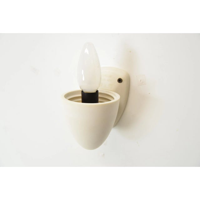 Glass Mid-Century Bakelite Wall Lamp, 1960s For Sale - Image 7 of 13