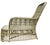 Art Deco 1930s Art Deco Painted Wicker / Reed Chaise For Sale - Image 3 of 5