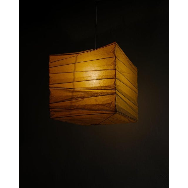Paper Early Mid-Century Isamu Noguchi 45x Akari Ceiling Lamp Pendant by Ozeki & Co, Japan, 1970s For Sale - Image 7 of 10