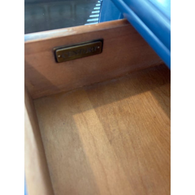 Coastal Blue Chinoiserie Chic Pagoda Style Credenza by Century For Sale In Chicago - Image 6 of 12