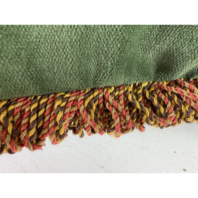 Vintage Handmade Botanical Aubusson Tapestry Pillows/Pair For Sale - Image 4 of 10