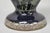 Early 20th Century Early 20th Century Meiji Period Japanese Cloisonne Enamel Dark Blue Daisy & Butterfly Tall Urn Vase For Sale - Image 5 of 12