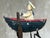 Metal Large Vintage Kinetic Boat Nautical Balancing Sculpture in Metal, 1950s For Sale - Image 7 of 15