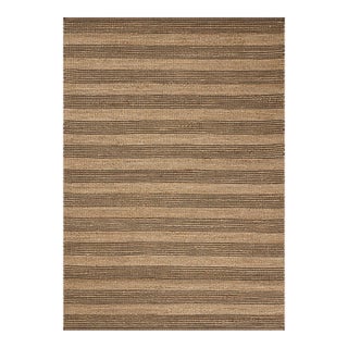 Chris Loves Julia x Loloi Judy Natural / Chocolate 2'-3" x 3'-9" Accent Rug For Sale