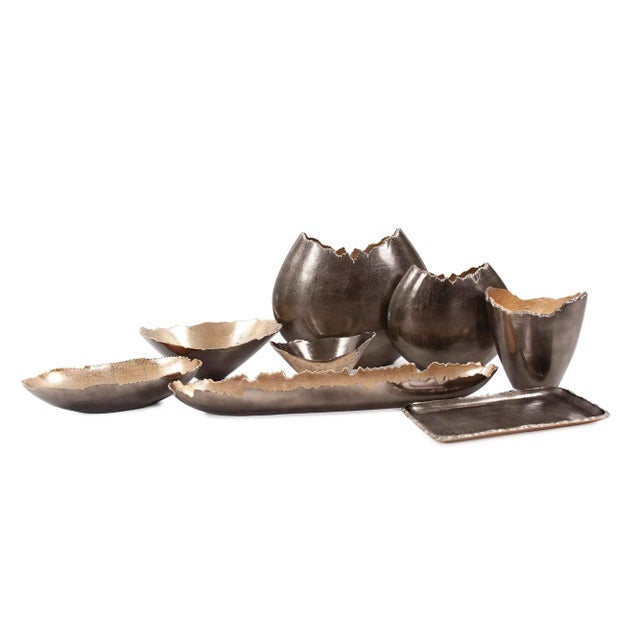 The Baniff Jagged Edged Deep Bowl, Large For Sale - Image 9 of 11