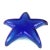 Glass Cobalt Blue Glass Art Star Design Plate For Sale - Image 7 of 9
