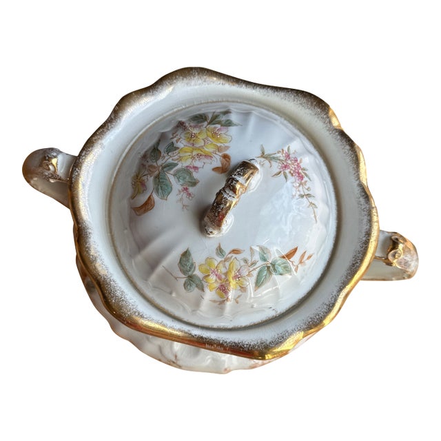 Antique Pottery With Lid For Sale