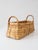 Farmhouse Vintage Wicker Basket With Bentwood Handles For Sale - Image 3 of 10