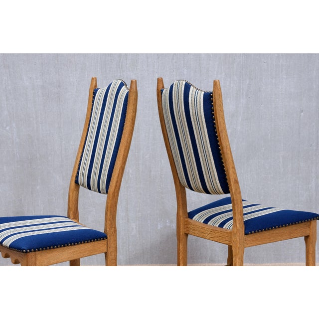 Vintage Danish Oak Dining Chairs by Henning Kjærnulf for Nyrup Furniture Factory, 1960s, Set of 6 For Sale - Image 15 of 16