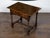 English Oak 19th Century Bobbin Legs Side Table with Geometric Font Drawer For Sale - Image 11 of 12