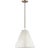 Thomas O'Brien By Visual Comfort Studio Gordon 1-Light Pendant with Steel Shade in Antique White For Sale