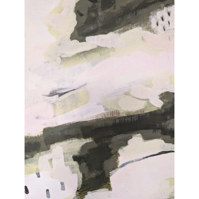 Contemporary 'Catching Hold' Original Mini Abstract Acrylic Painting, Framed For Sale - Image 10 of 11