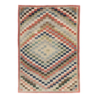 Galerie Shabab Collection Mid-20th Century Handmade Turkish Anatolian Small Room Size Carpet For Sale