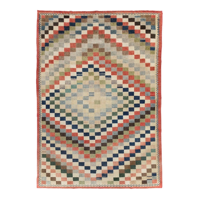 Galerie Shabab Collection Mid-20th Century Handmade Turkish Anatolian Small Room Size Carpet For Sale