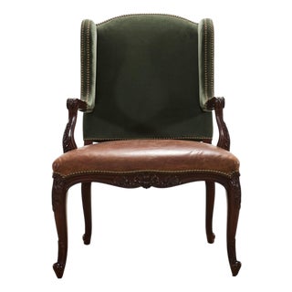 Ralph Lauren Conservatory Garden Wingback Dining Armchair For Sale